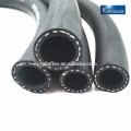 NBR synthetic black smooth surface braided rubber oil / fuel hose